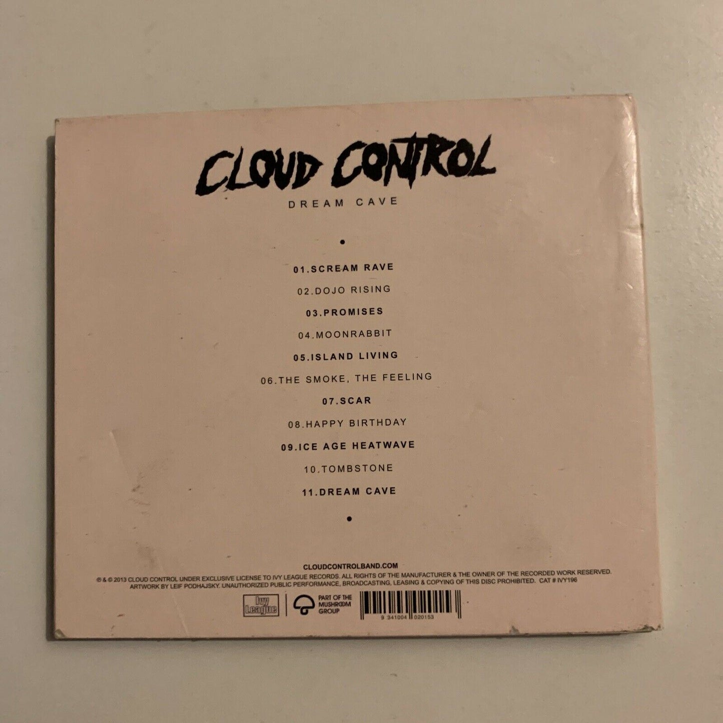 Dream Cave by Cloud Control (CD, 2013, Ivy League)