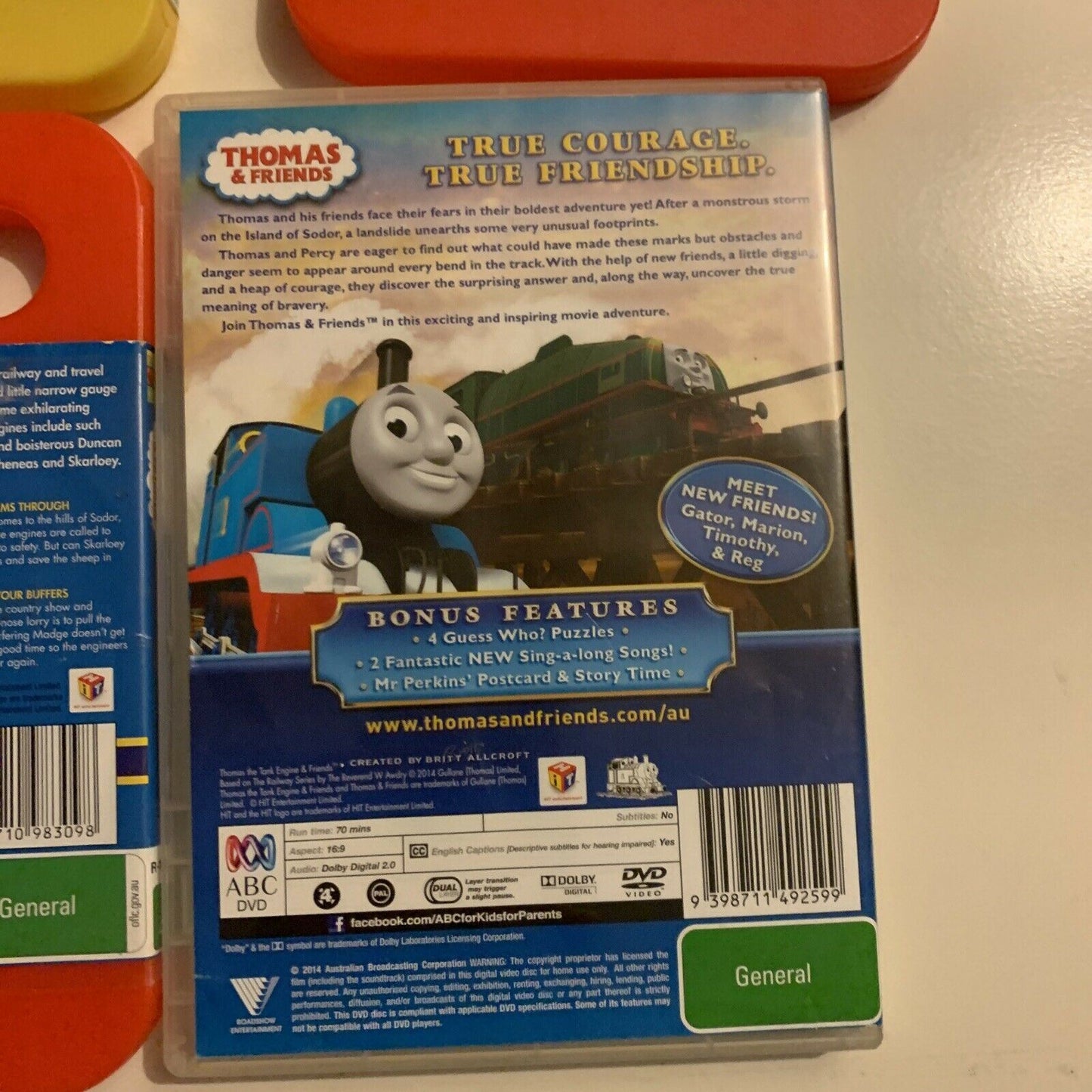 6x Thomas & Friends DVDs Region 4