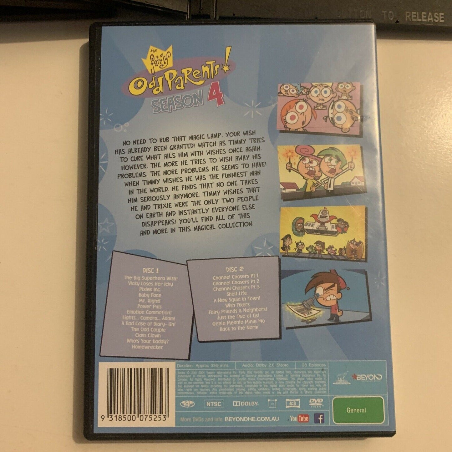 The Fairy OddParents! Season 1,2,3,4 (DVD, 2004, 8-Disc)
