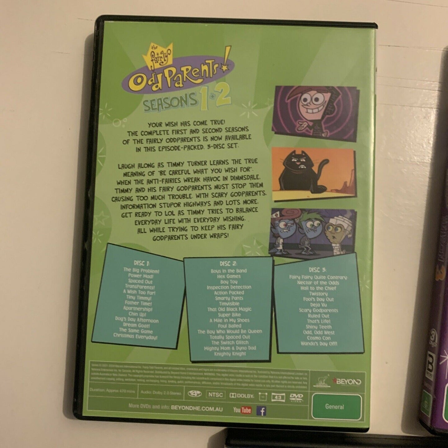The Fairy OddParents! Season 1,2,3,4 (DVD, 2004, 8-Disc)