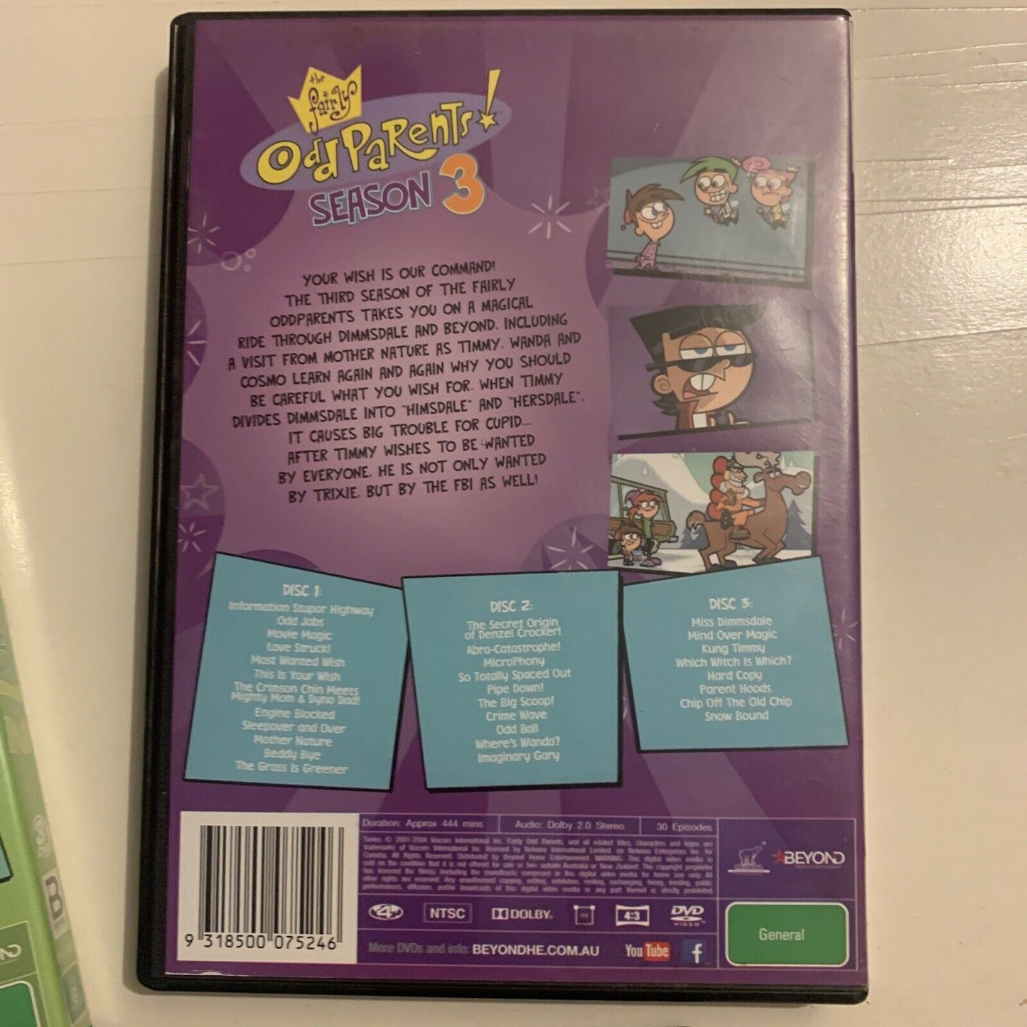The Fairy OddParents! Season 1,2,3,4 (DVD, 2004, 8-Disc)