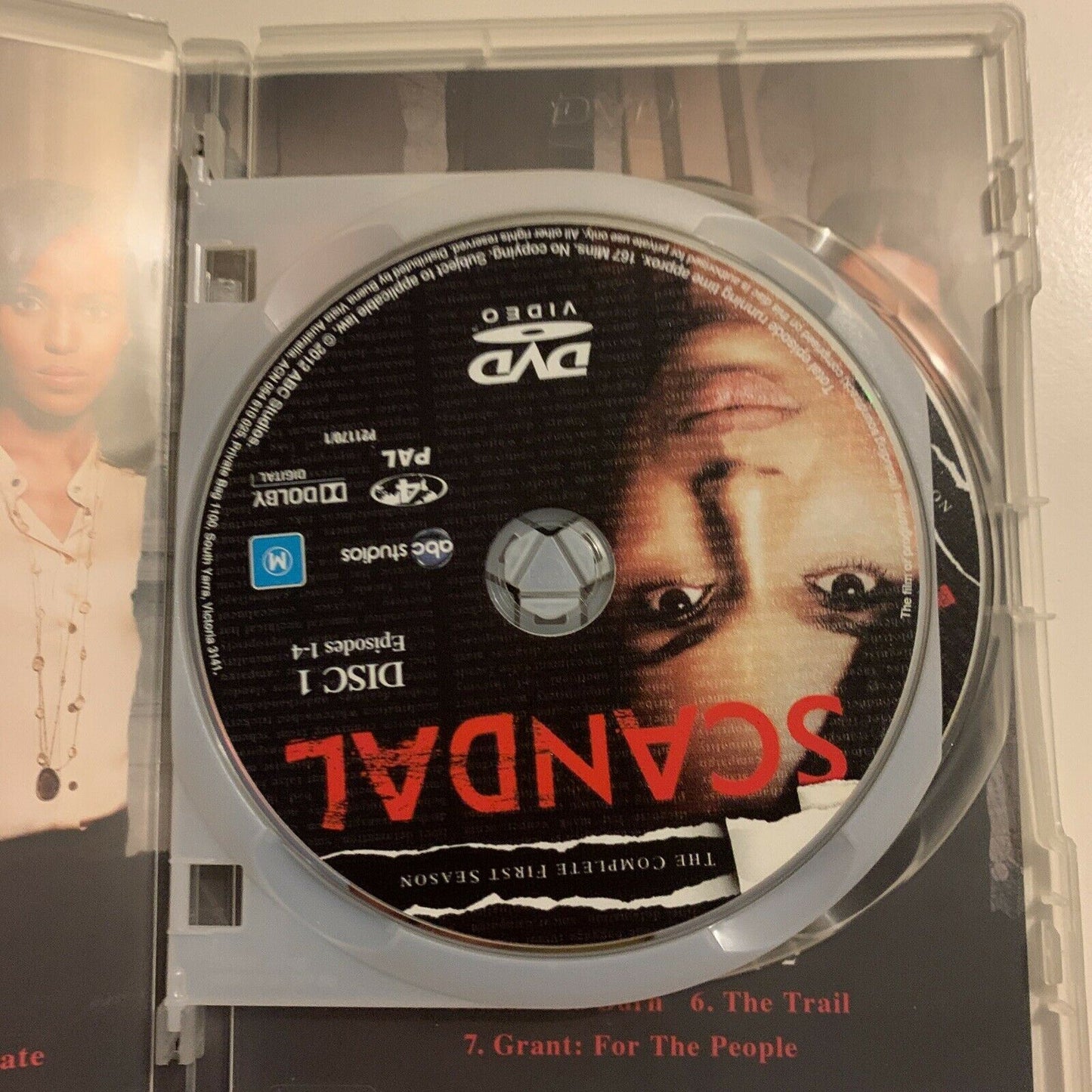 Scandal : Season 1 (DVD, 2013, 2-Disc) Region 4&2