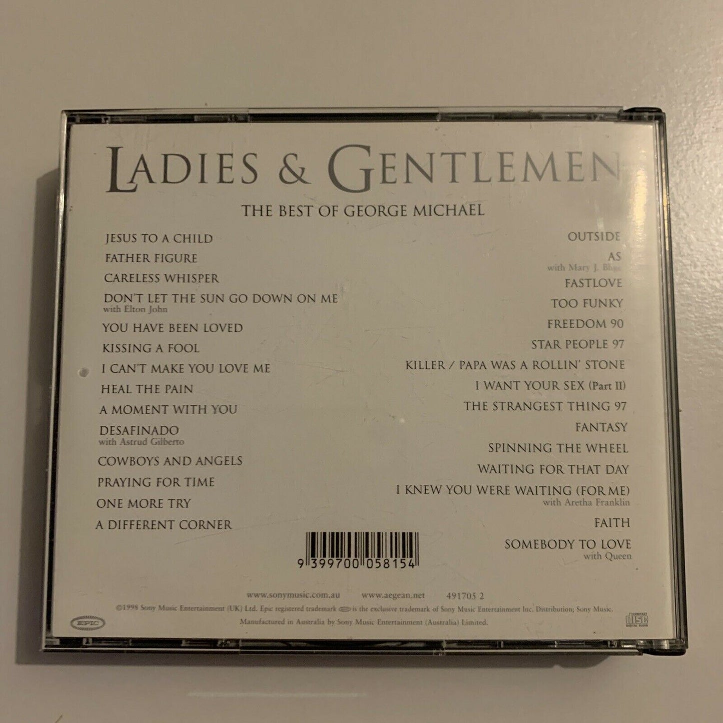 Ladies & Gentlemen: The Best of George Michael by George Michael (CD, 2003)