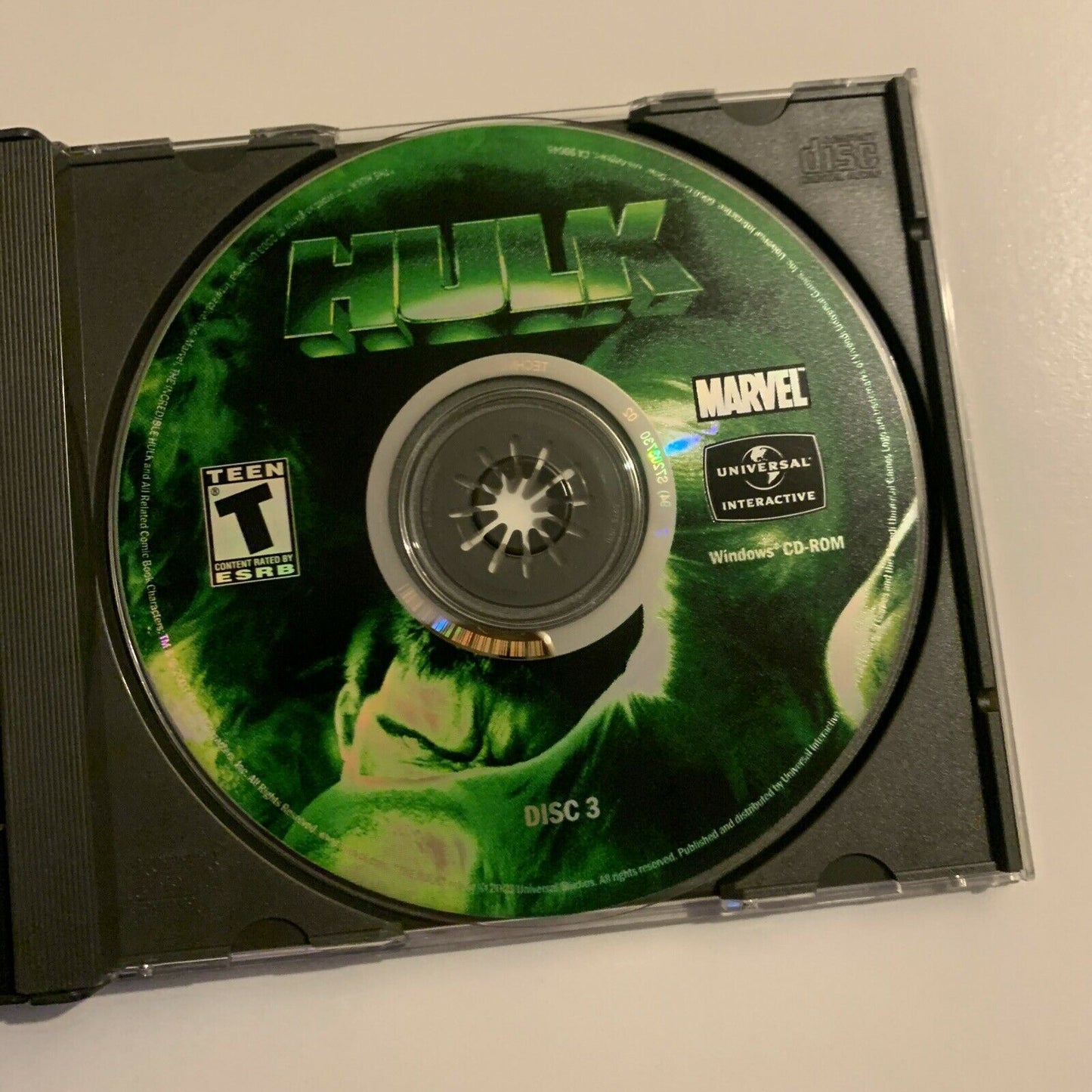 Hulk PC 2003 CDROM Vintage Game