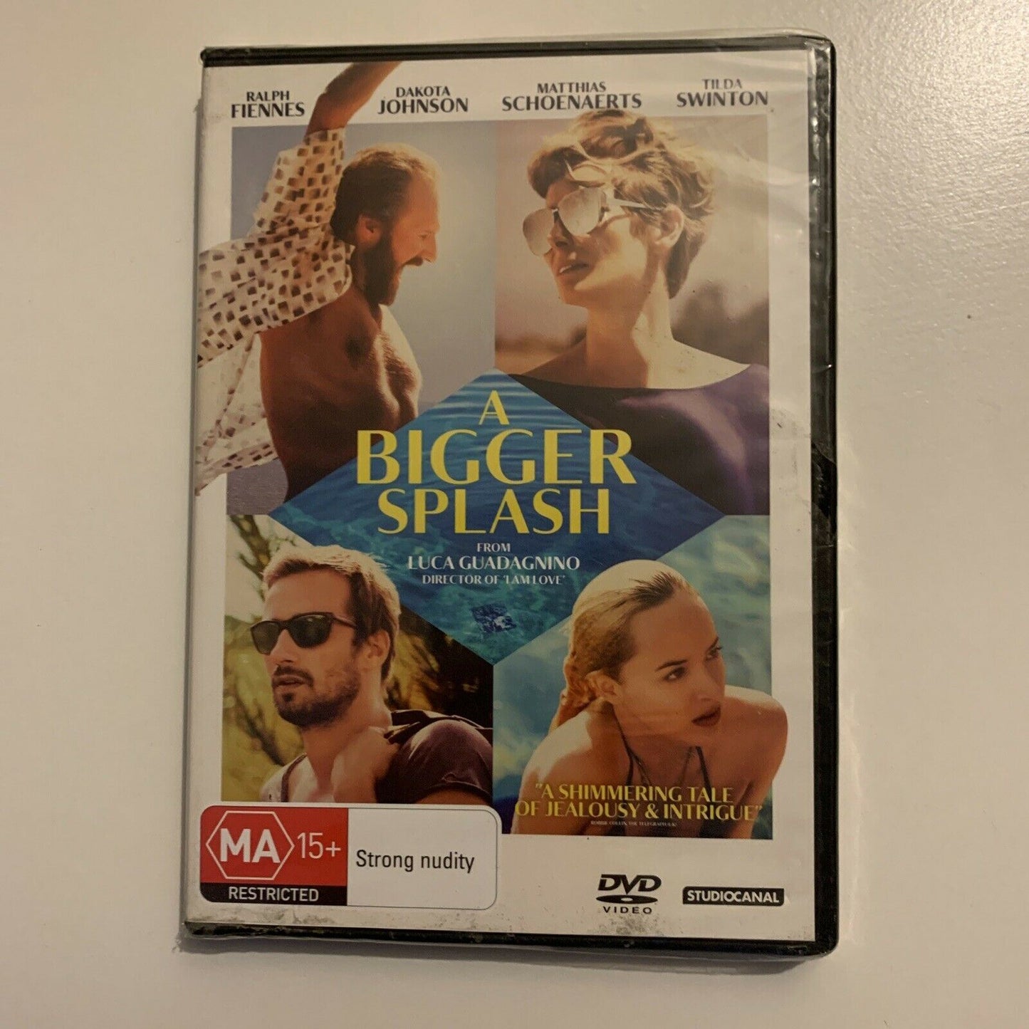 *New Sealed* A Bigger Splash (DVD, 2016) Ralph Fiennes Region 4