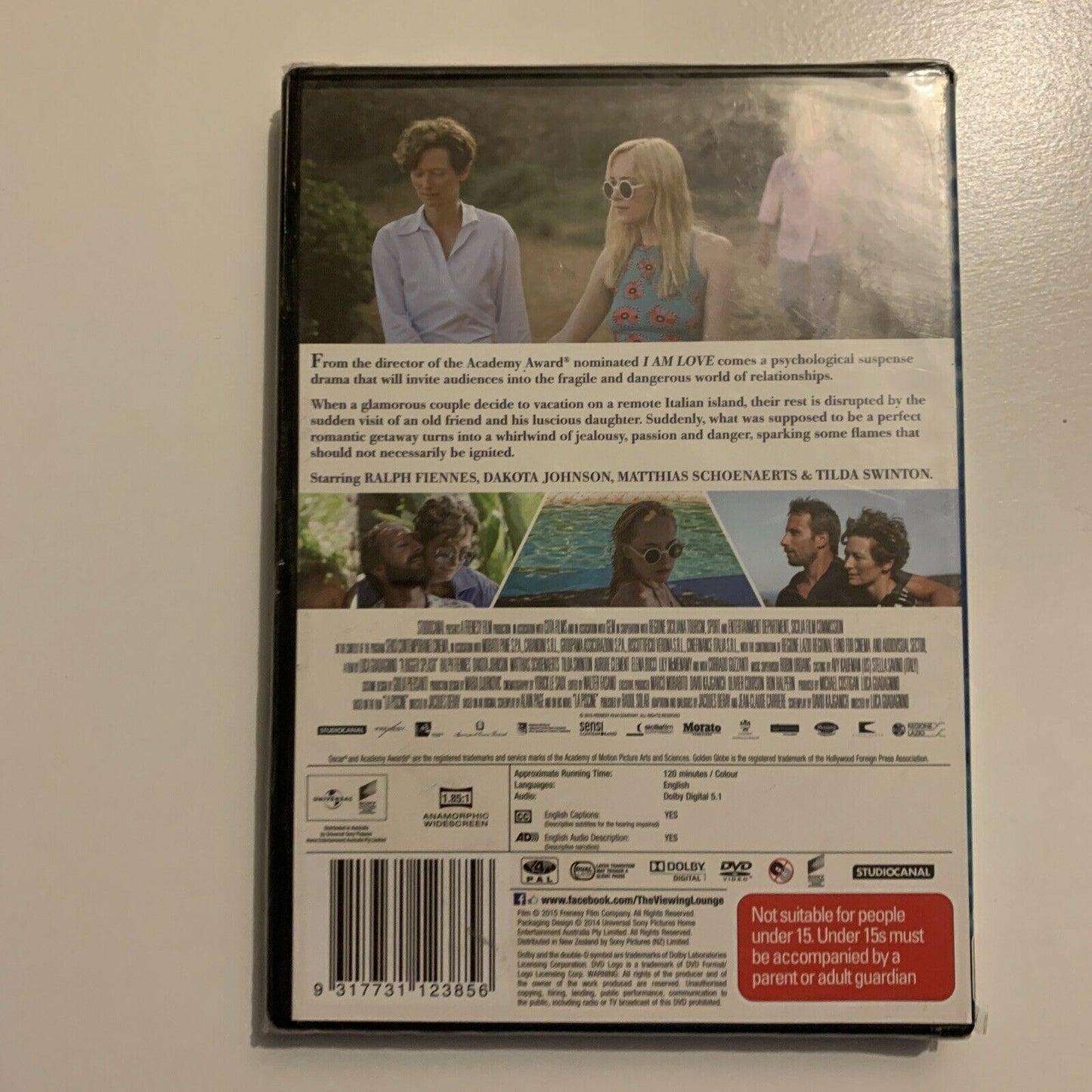 *New Sealed* A Bigger Splash (DVD, 2016) Ralph Fiennes Region 4