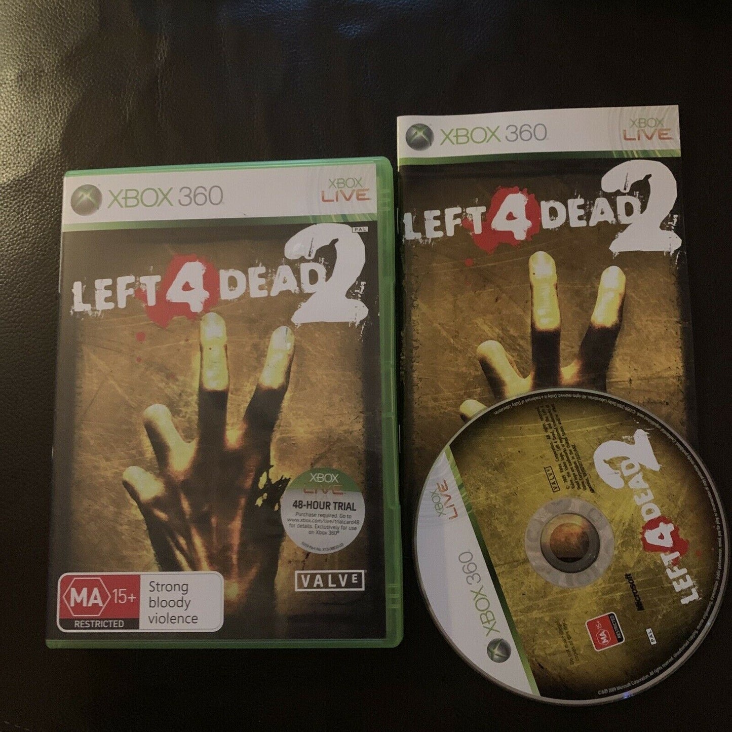 Left 4 Dead 2 Xbox 360 With Manual PAL