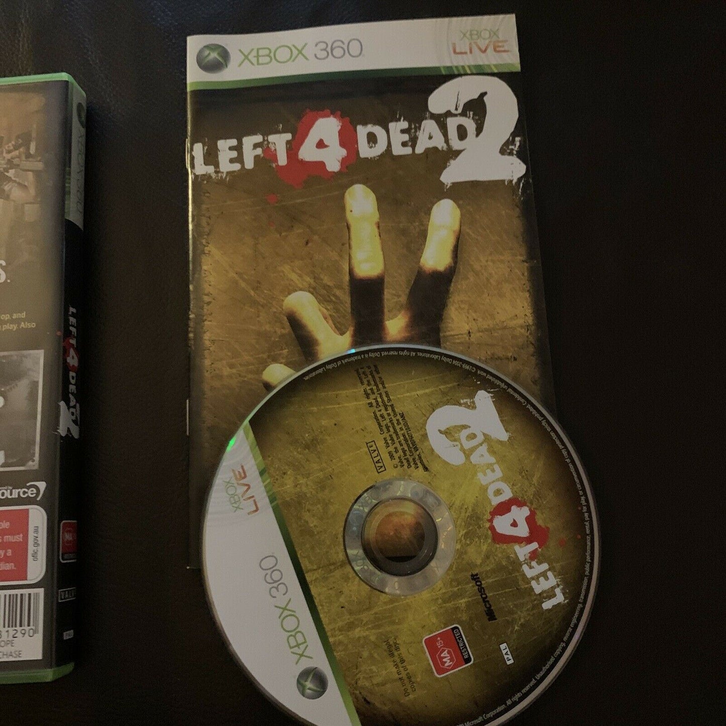 Left 4 Dead 2 Xbox 360 With Manual PAL