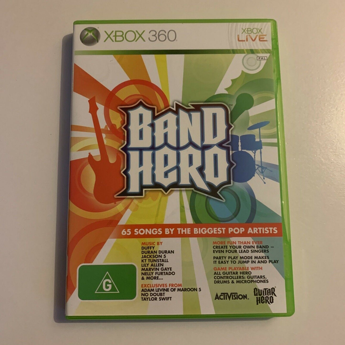 Band Hero (Xbox 360) PAL, With Manual