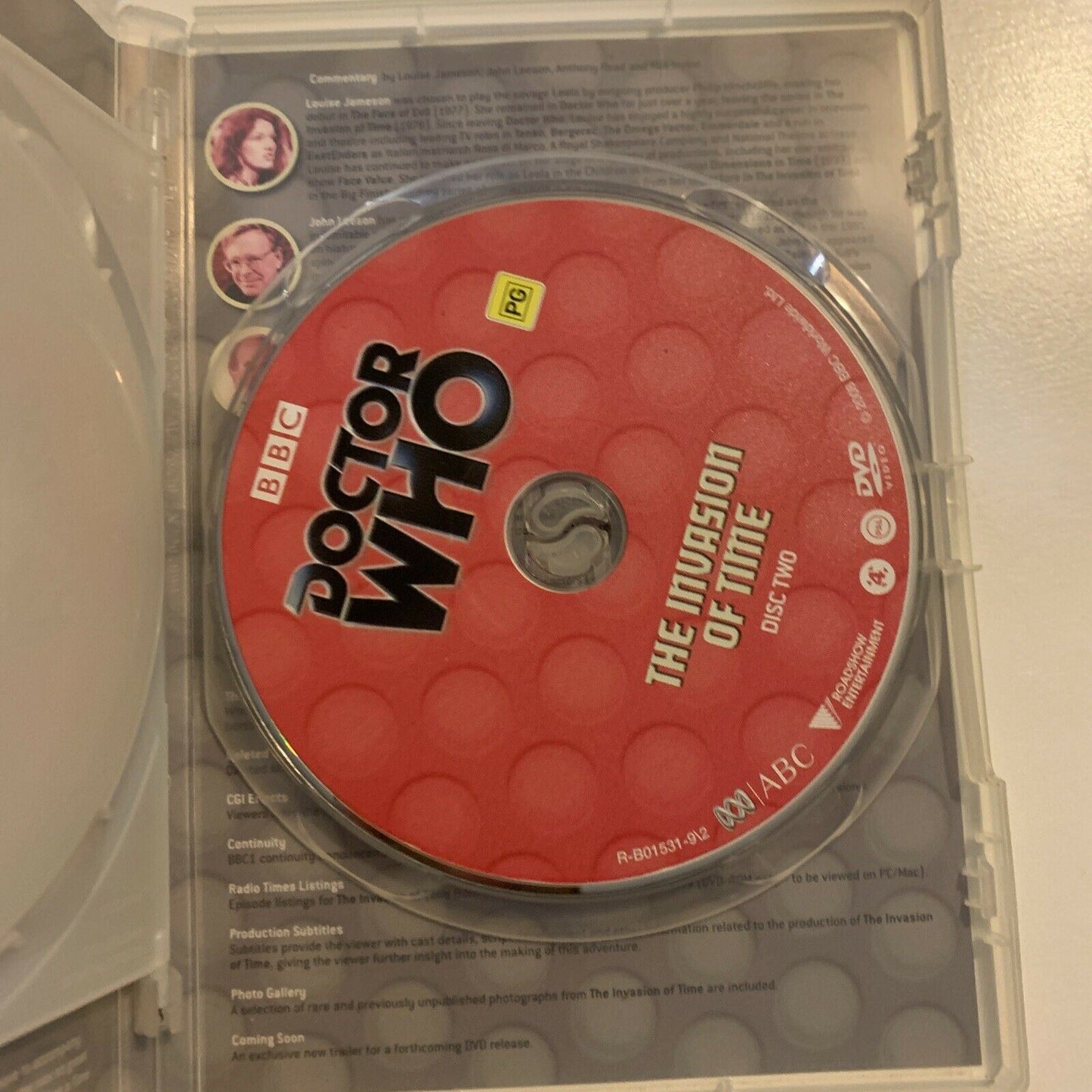 Doctor Who - Invasion Of Time (DVD, 1978, 2-Disc) Tom Baker BBC Region 4&2