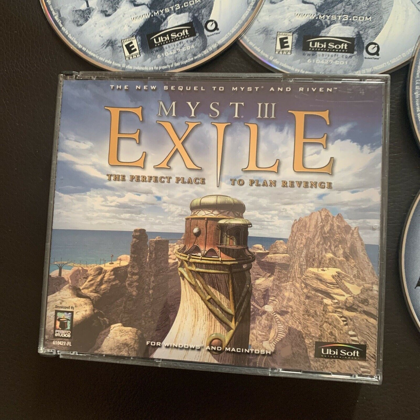 Myst III : Exile - PC/Mac 4-Disc CDROM With Manual