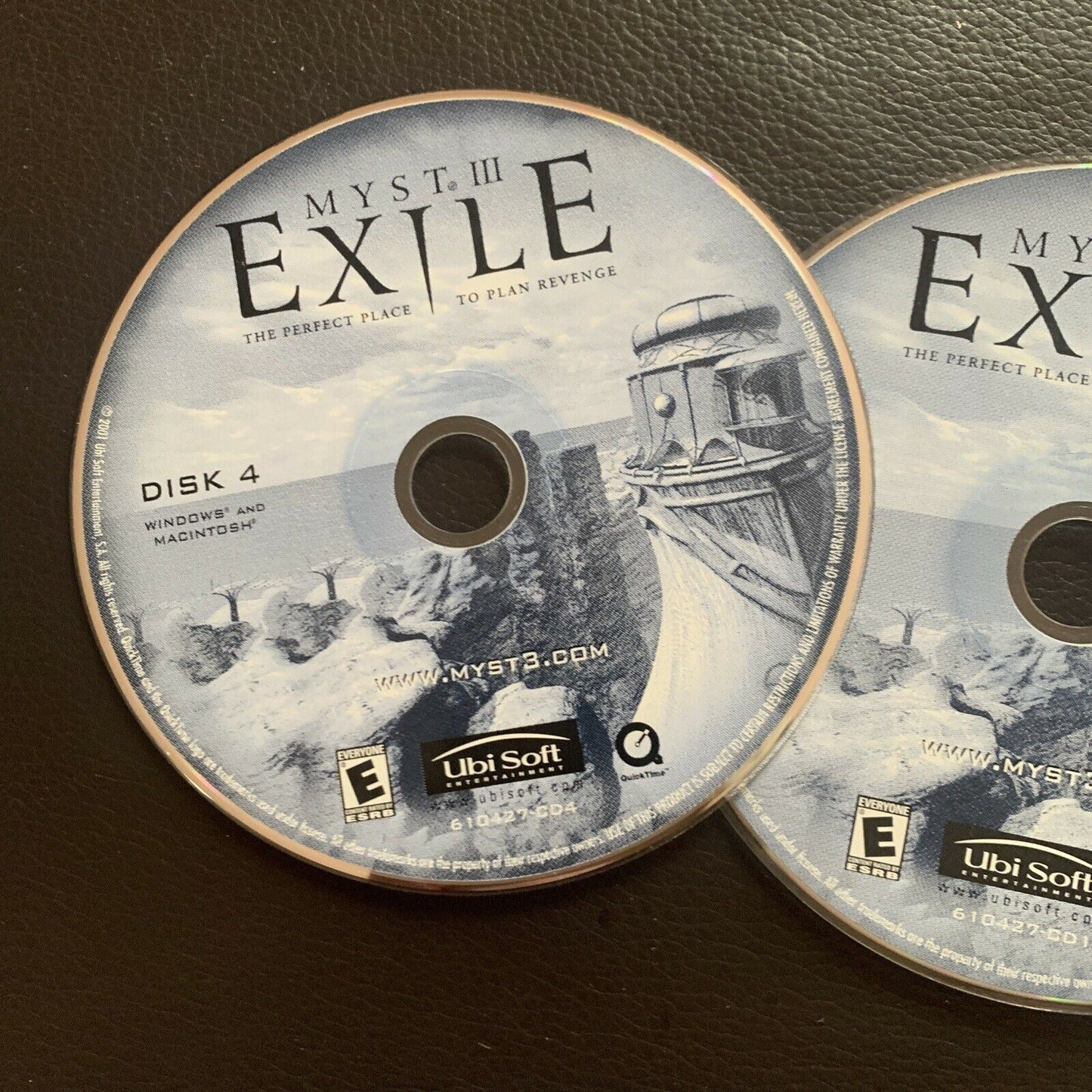 Myst III : Exile - PC/Mac 4-Disc CDROM With Manual