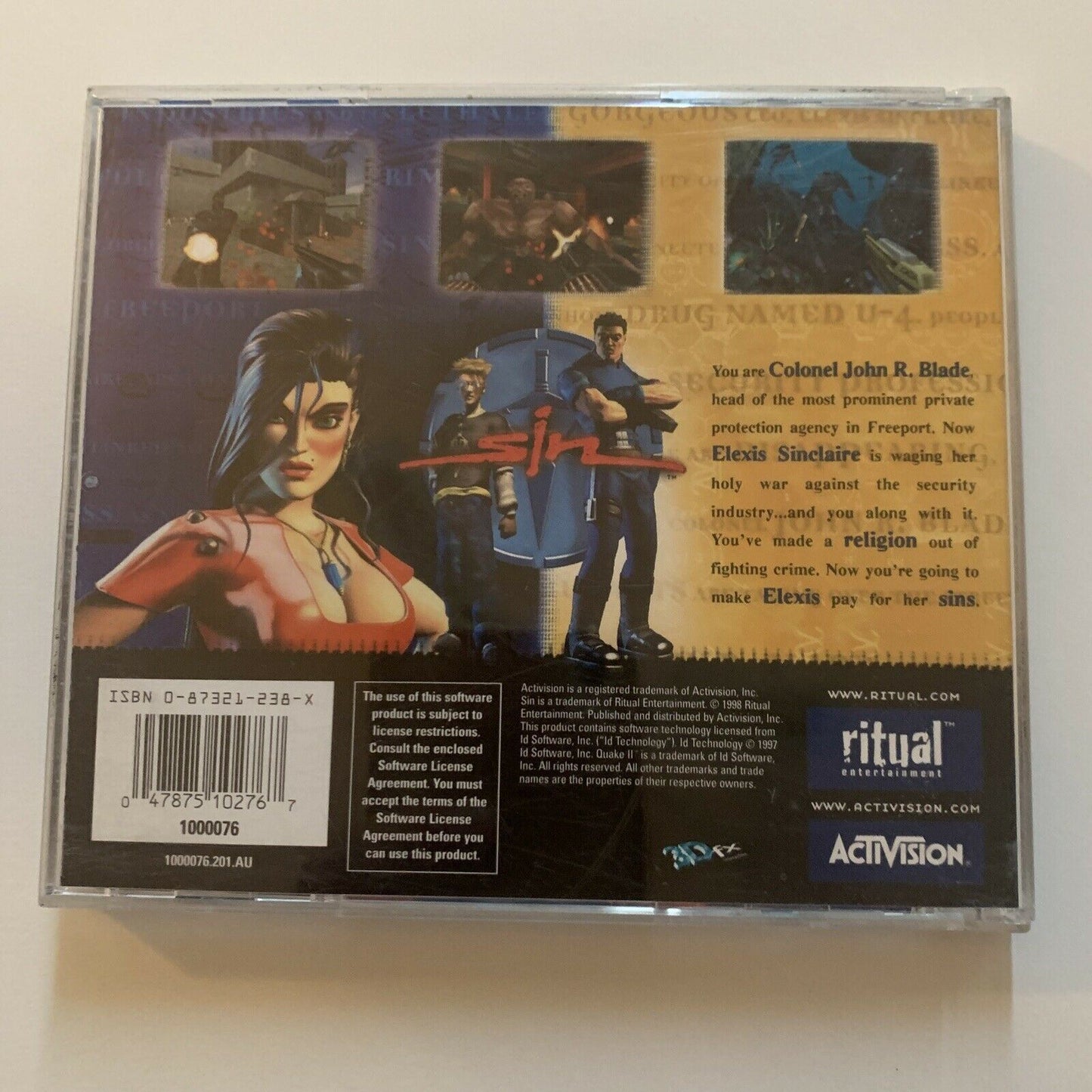 Sin PC CDROM 1997 Activision