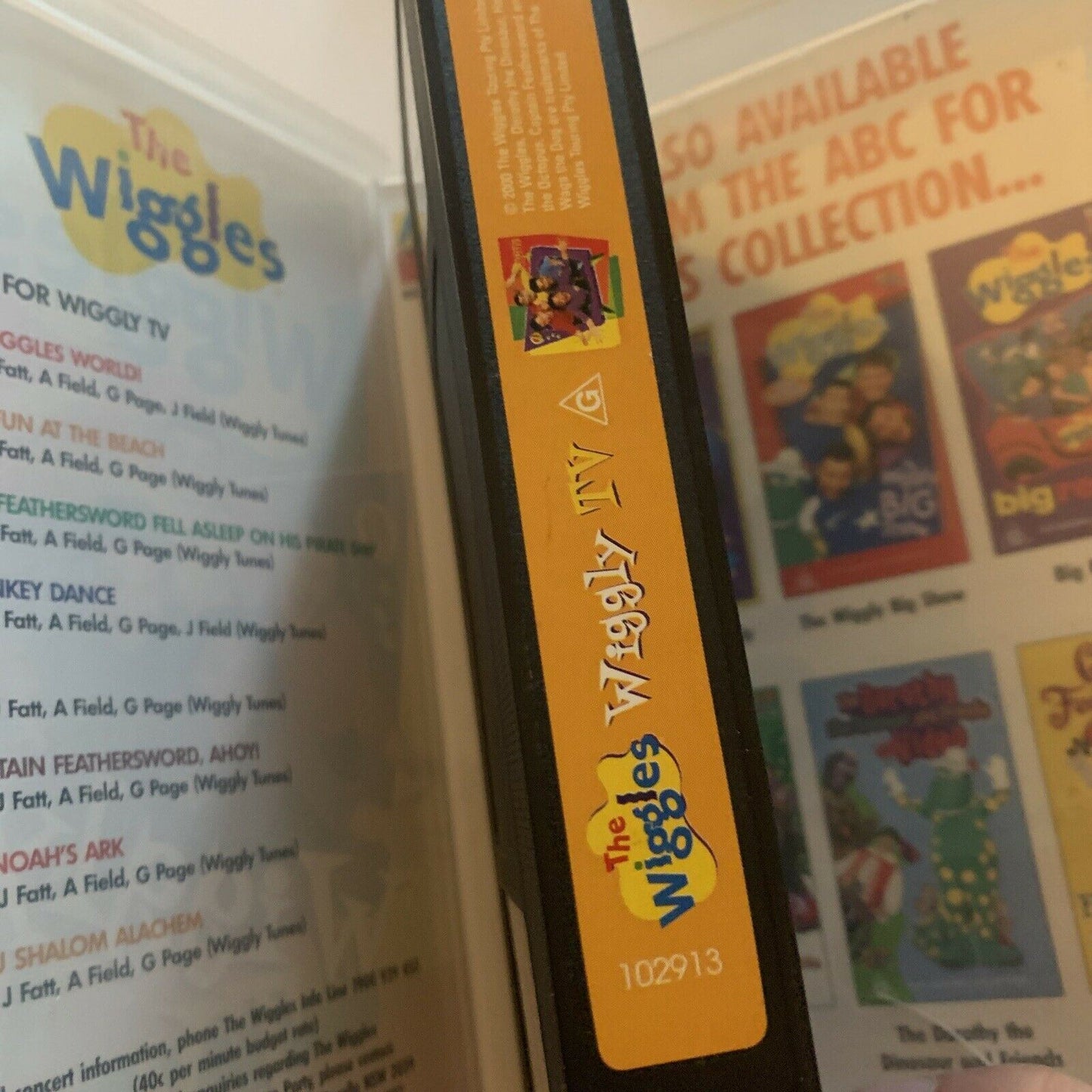 The Wiggles - Wiggly TV (VHS, 2001) PAL