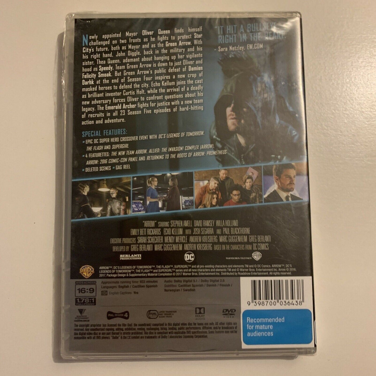 *New Sealed* Arrow : Season 5 (DVD, 2017, 5-Disc) Region 4