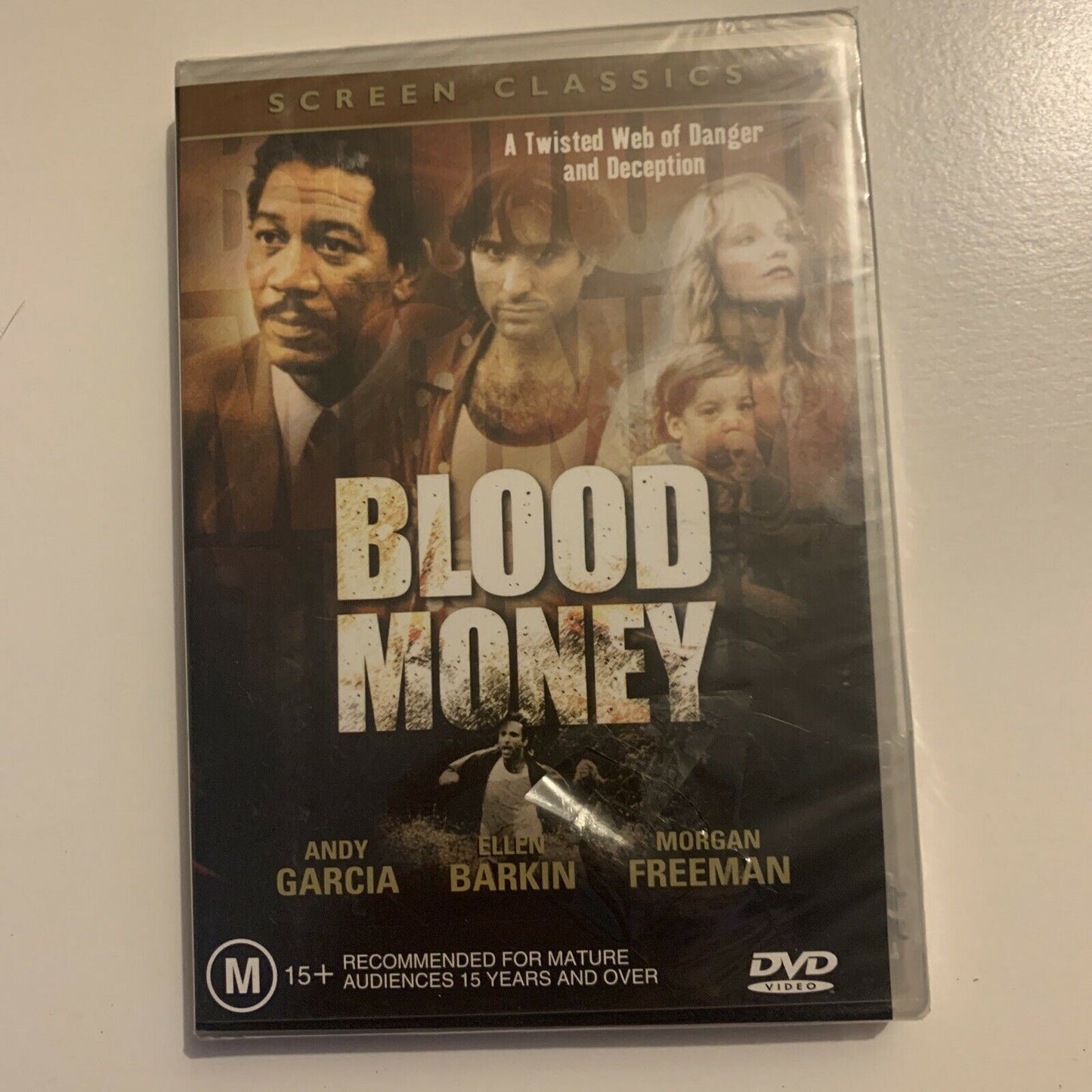 *New Sealed* Blood Money (DVD, 2004) - Morgan Freeman, Andy Garcia Region 4