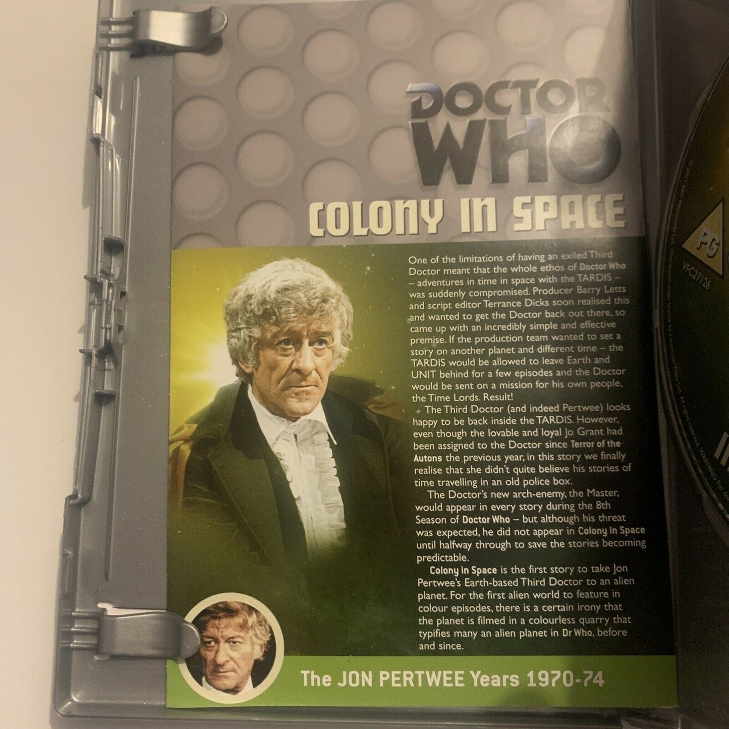 Doctor Who - Colony In Space (DVD, 1971) Jon Pertwee BBC Region 4&2