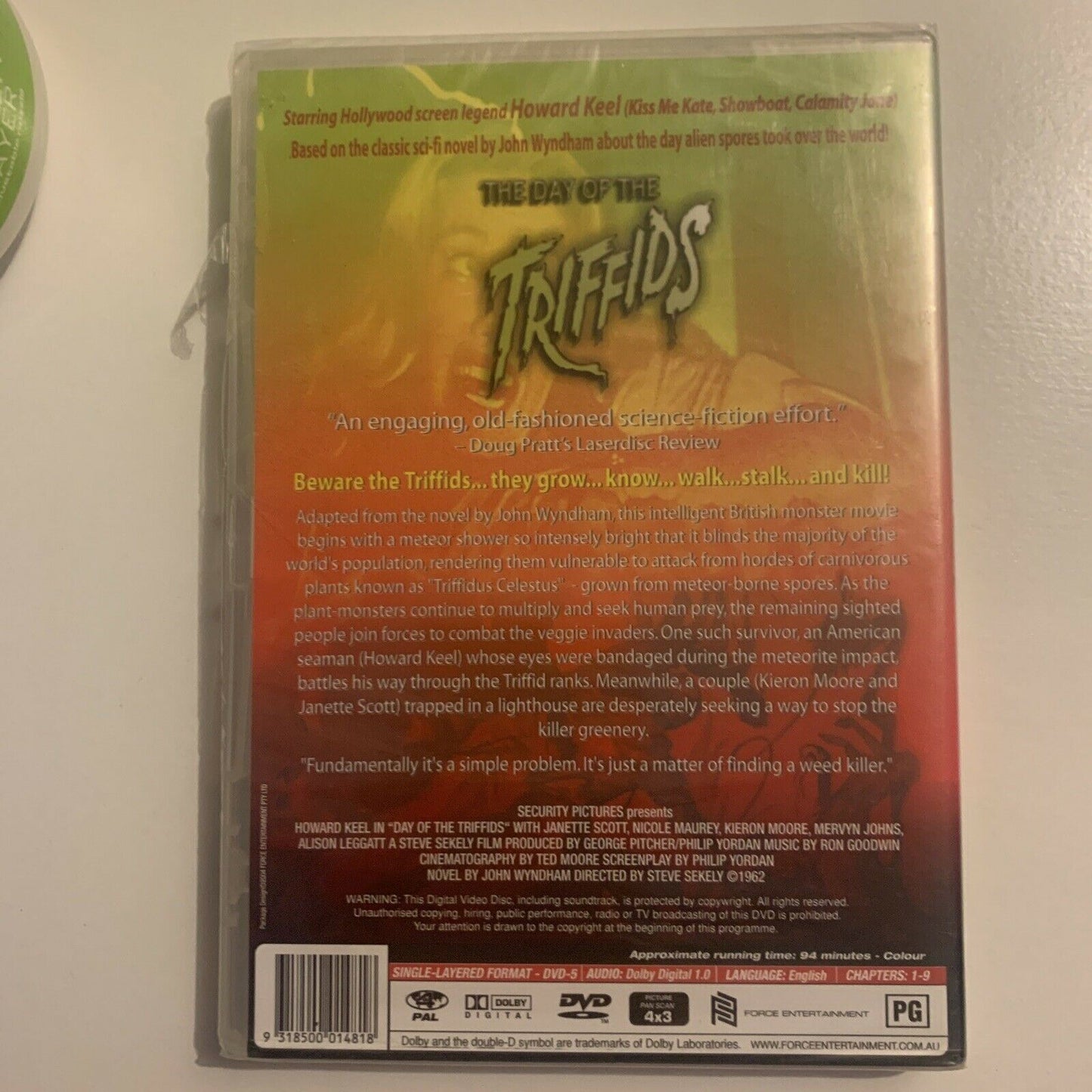 *New Sealed* The Day of the Triffids (DVD, 1962) Howard Keel Region 4
