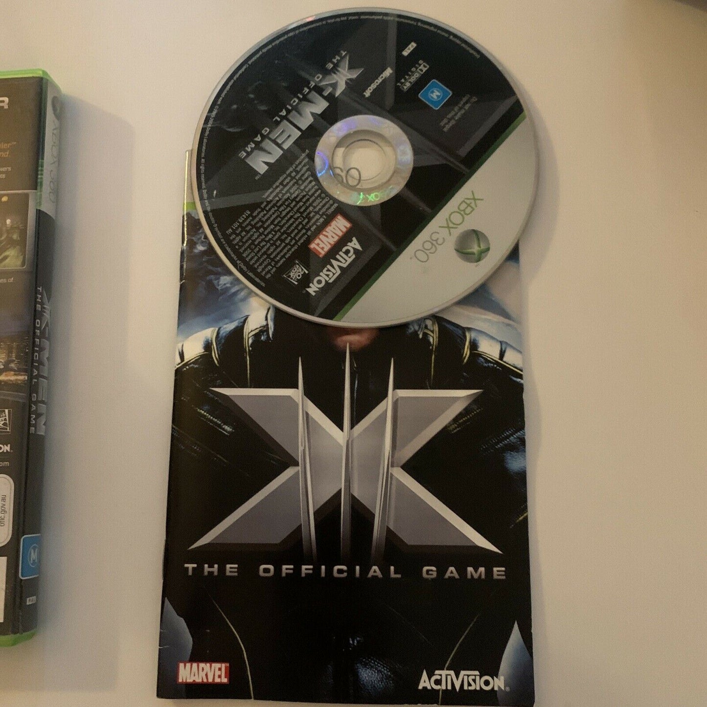 X-Men: The Official Game (Microsoft Xbox 360, 2006) PAL With Manual