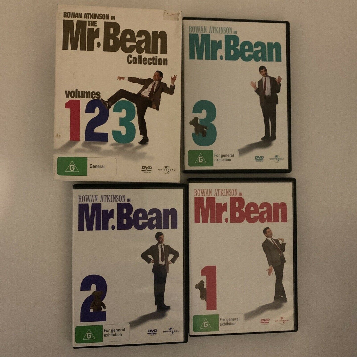 The Mr Bean Collection : Vol 1-3 (DVD, 2005, 3-Disc) Region 4&2