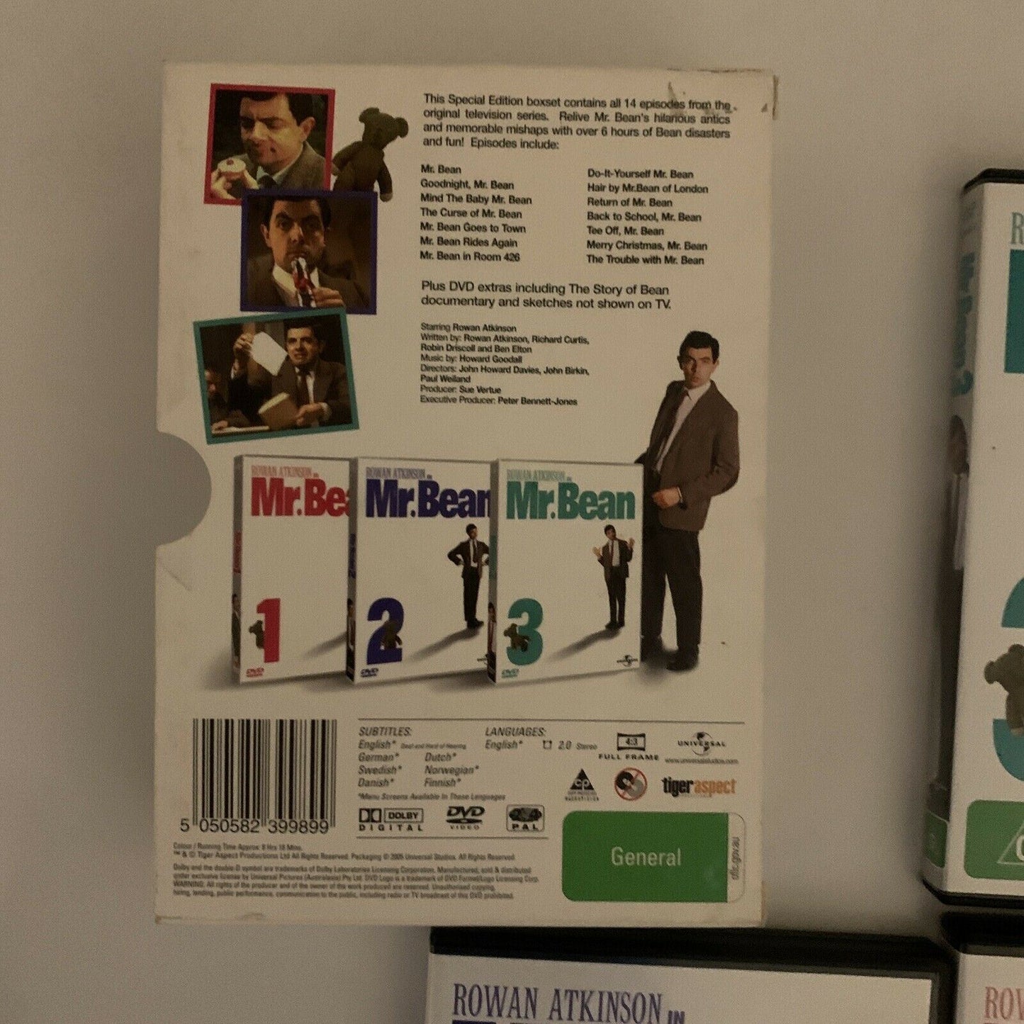 The Mr Bean Collection : Vol 1-3 (DVD, 2005, 3-Disc) Region 4&2