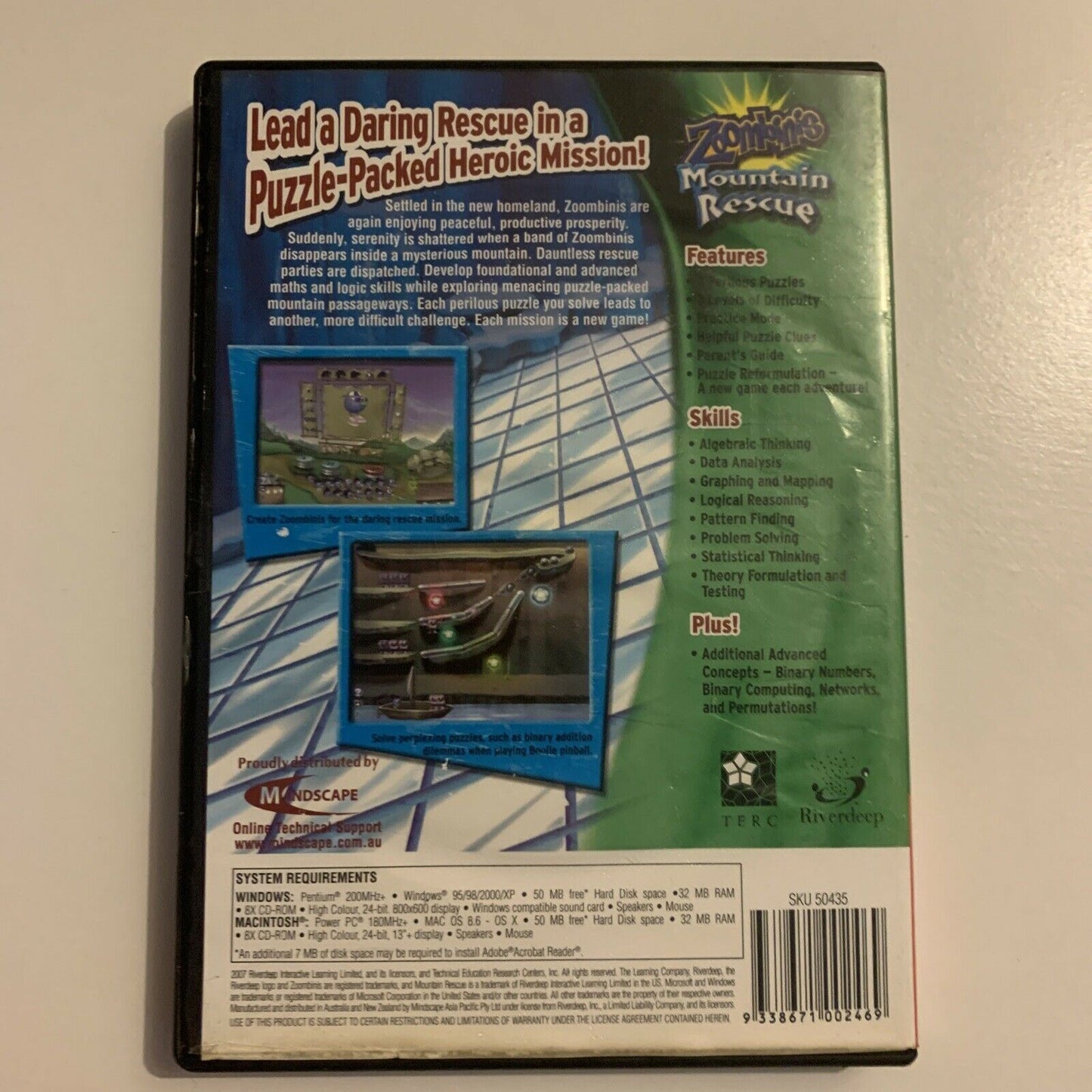 Zoombinis Mountain Rescue (PC/Mac CD-ROM) Game Ages 8 & Up