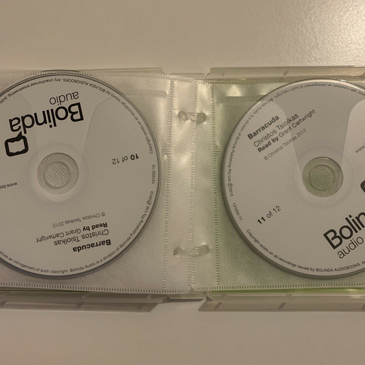 Barracuda by Christos Tsiolkas (Audio CD, 2013, 12-Disc)