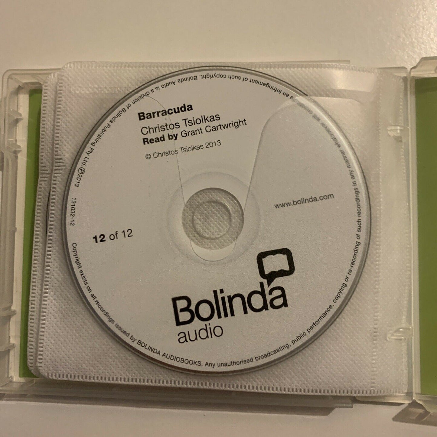 Barracuda by Christos Tsiolkas (Audio CD, 2013, 12-Disc)