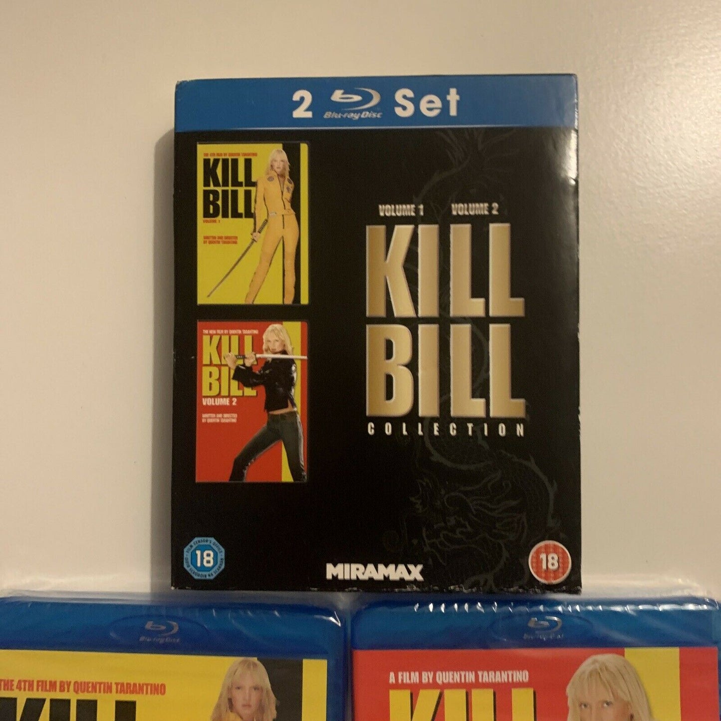 *New Sealed* Kill Bill: Volume 1 & 2 (Bluray, 2004) Region B