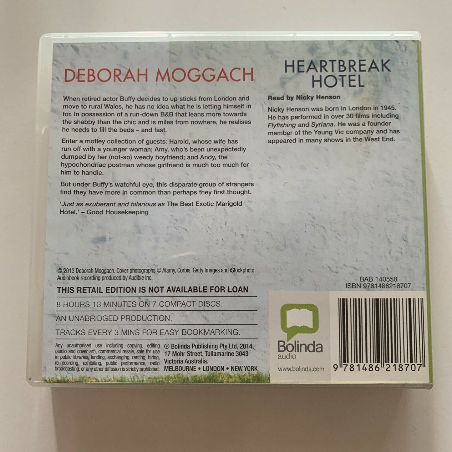 Heartbreak Hotel by Deborah Moggach (Audio CD, 2014, 7-Disc)