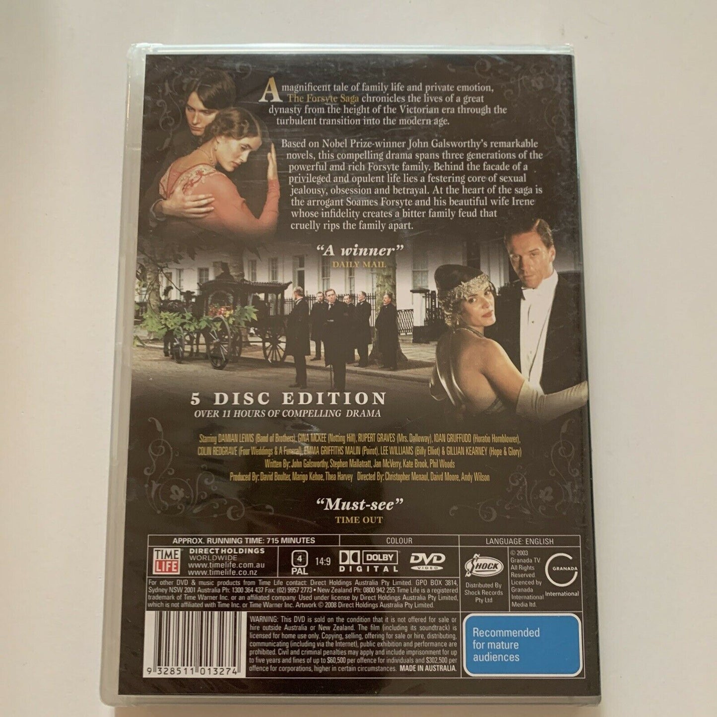 *New Sealed* The Forsyte Saga - The Complete Series (DVD, 2003, 5-Disc) Region 4