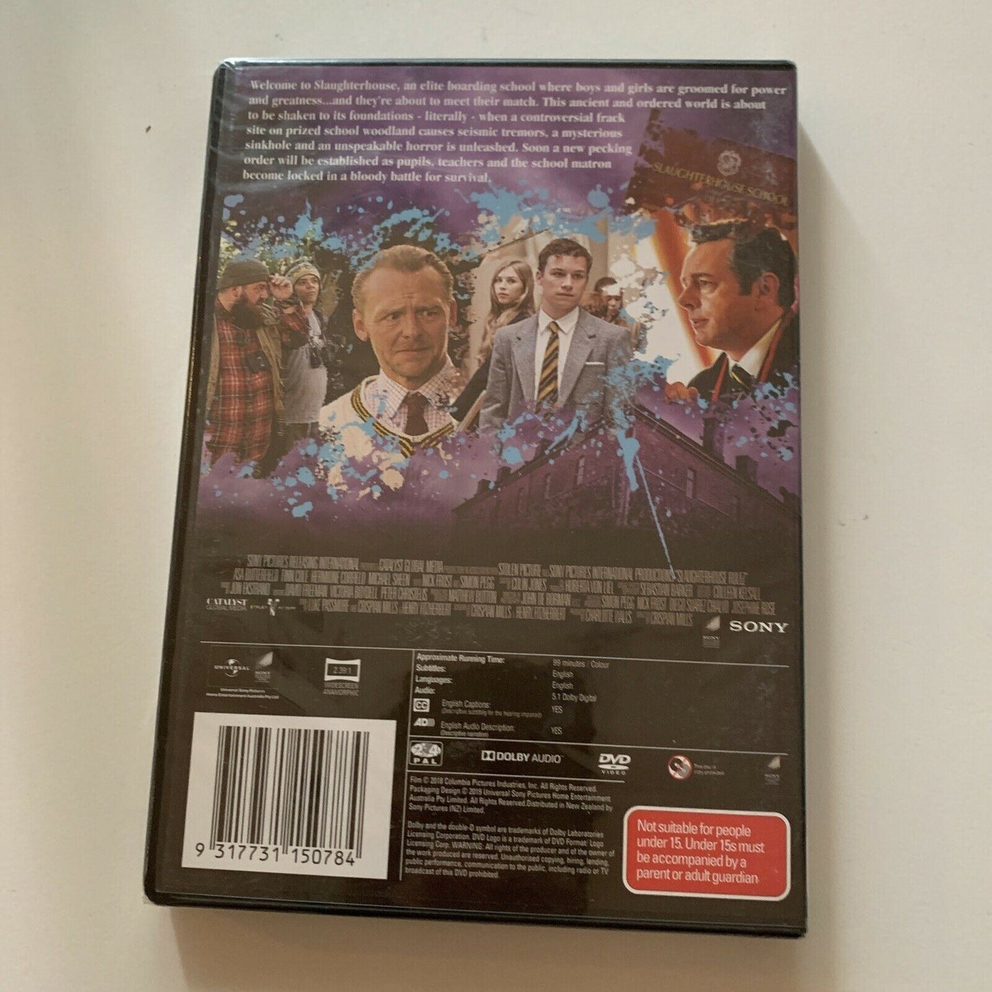 *New Sealed* Slaughterhouse Rulez (DVD, 2018) Finn Cole Region 4&2