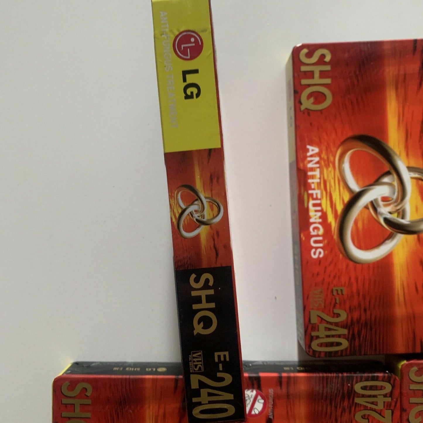 *New Sealed* 9x LG VHS Blank Tape SHQ E-240 PAL Anti-Fungus