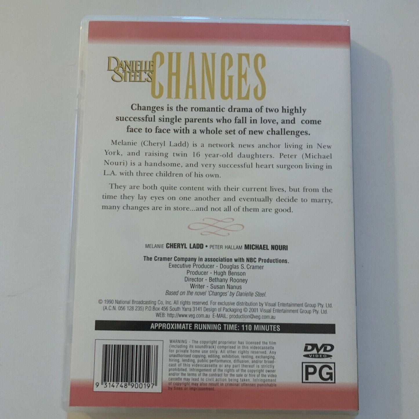 Danielle Steel's - Changes (DVD, 1990) Cheryl Ladd, Michael Nouri All Regions