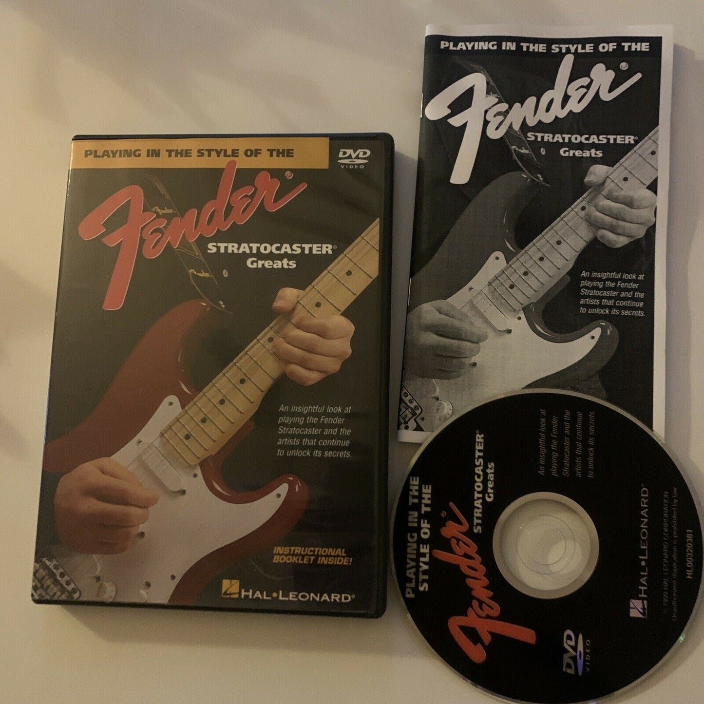 Playing In The Style Of The Fender: Stratocaster Greats (DVD, 1999) All Regions