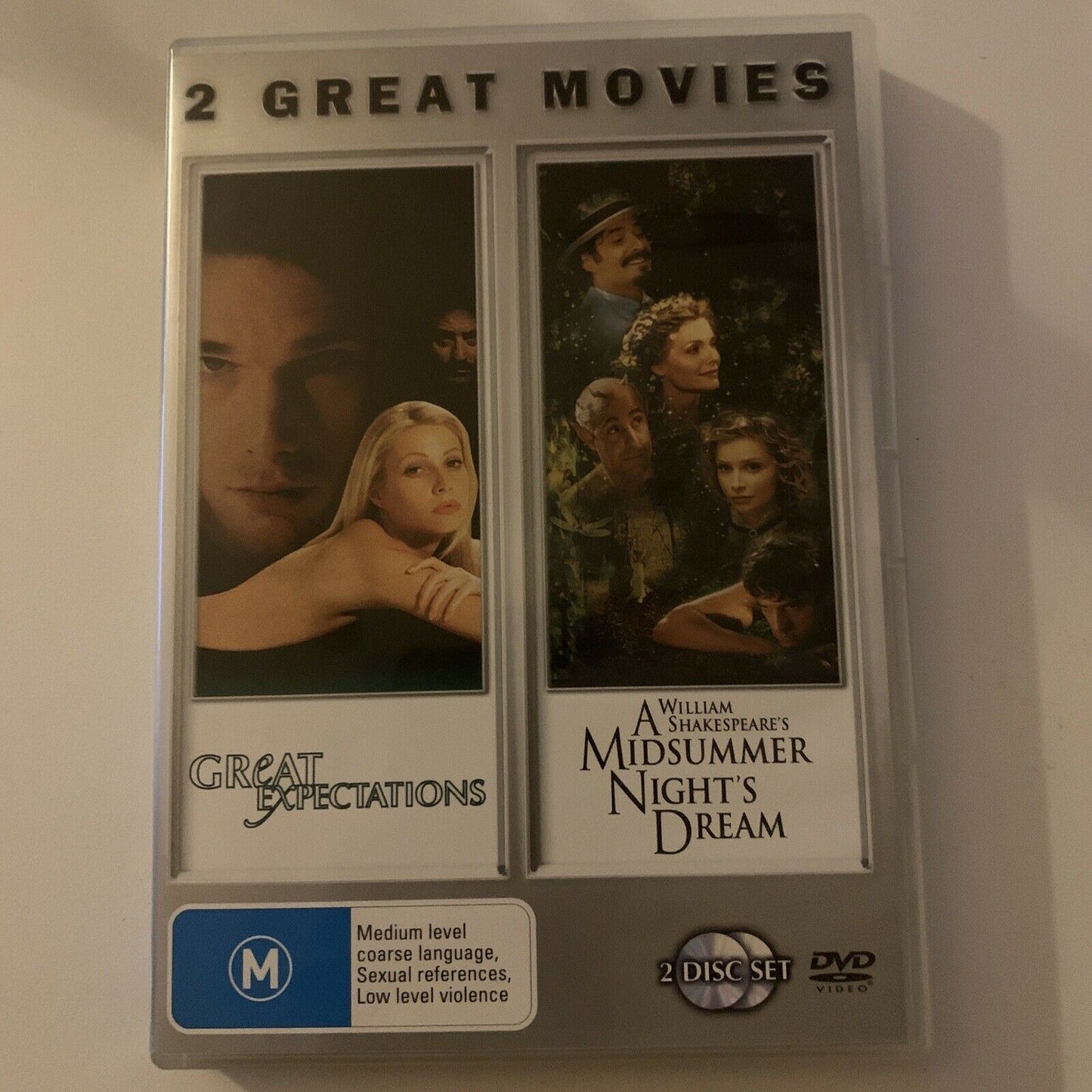 Great Expectations / A Midsummer Night's Dream (DVD, 1998, 2-Disc) Region 4&2