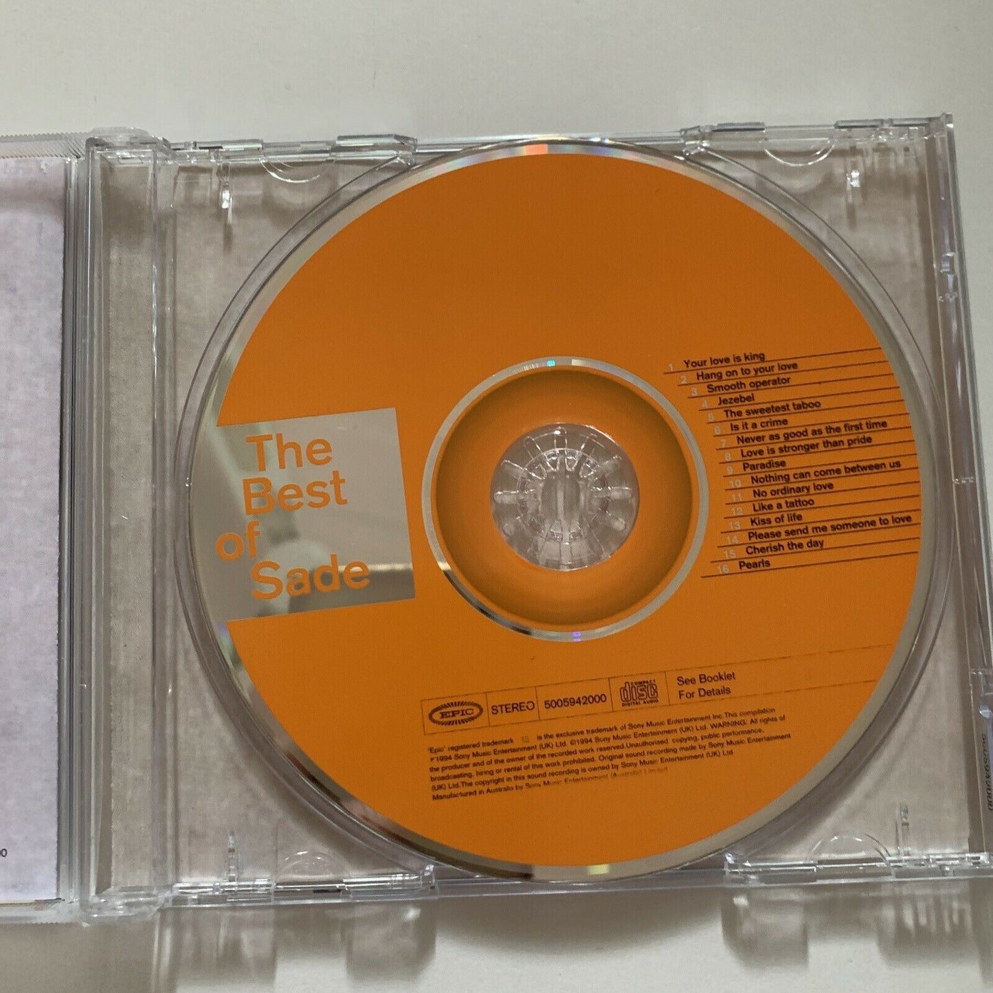 SADE The Best Of Sade (CD, 1994)