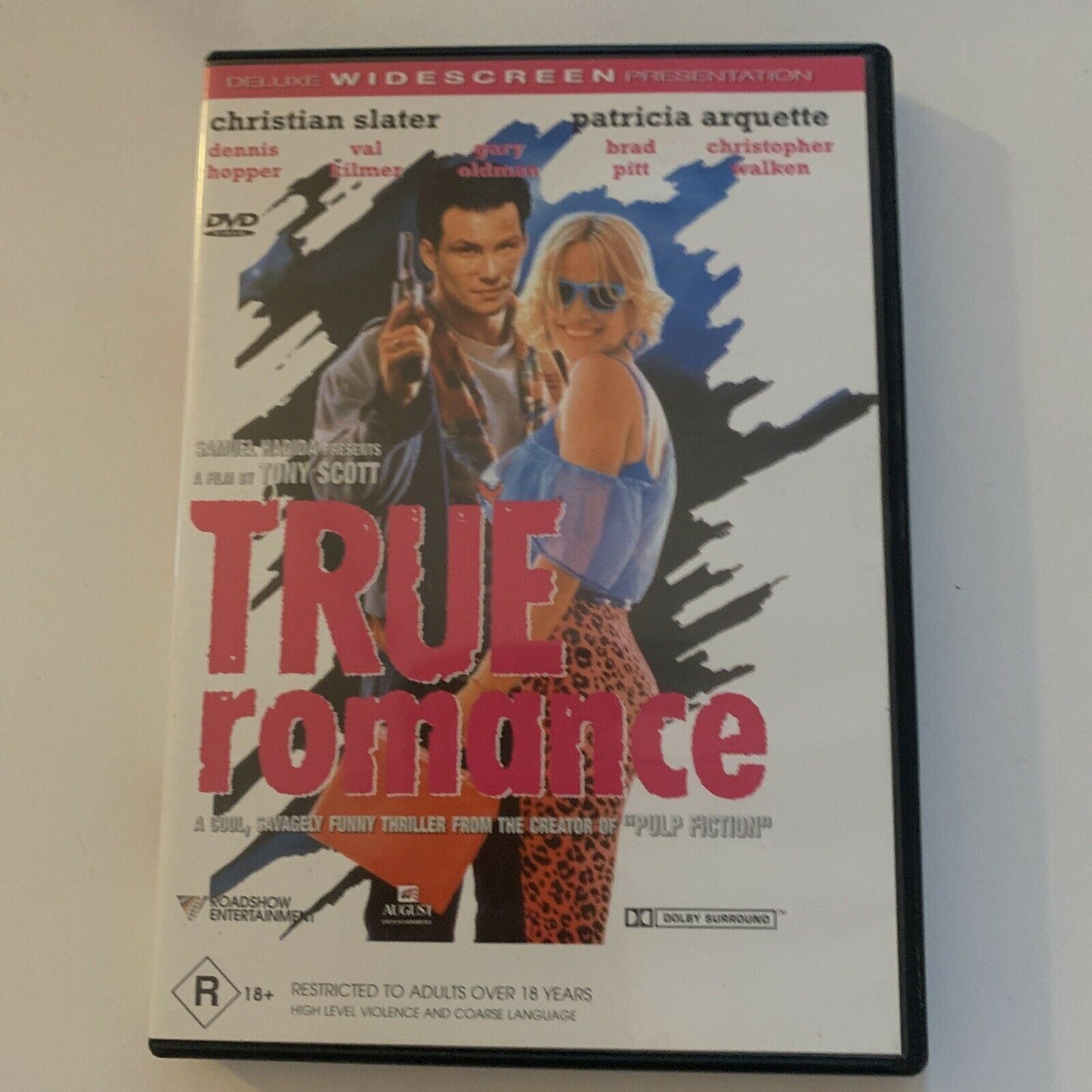 True Romance (DVD, 1993) Christian Slater, Patricia Arquette. Region 4