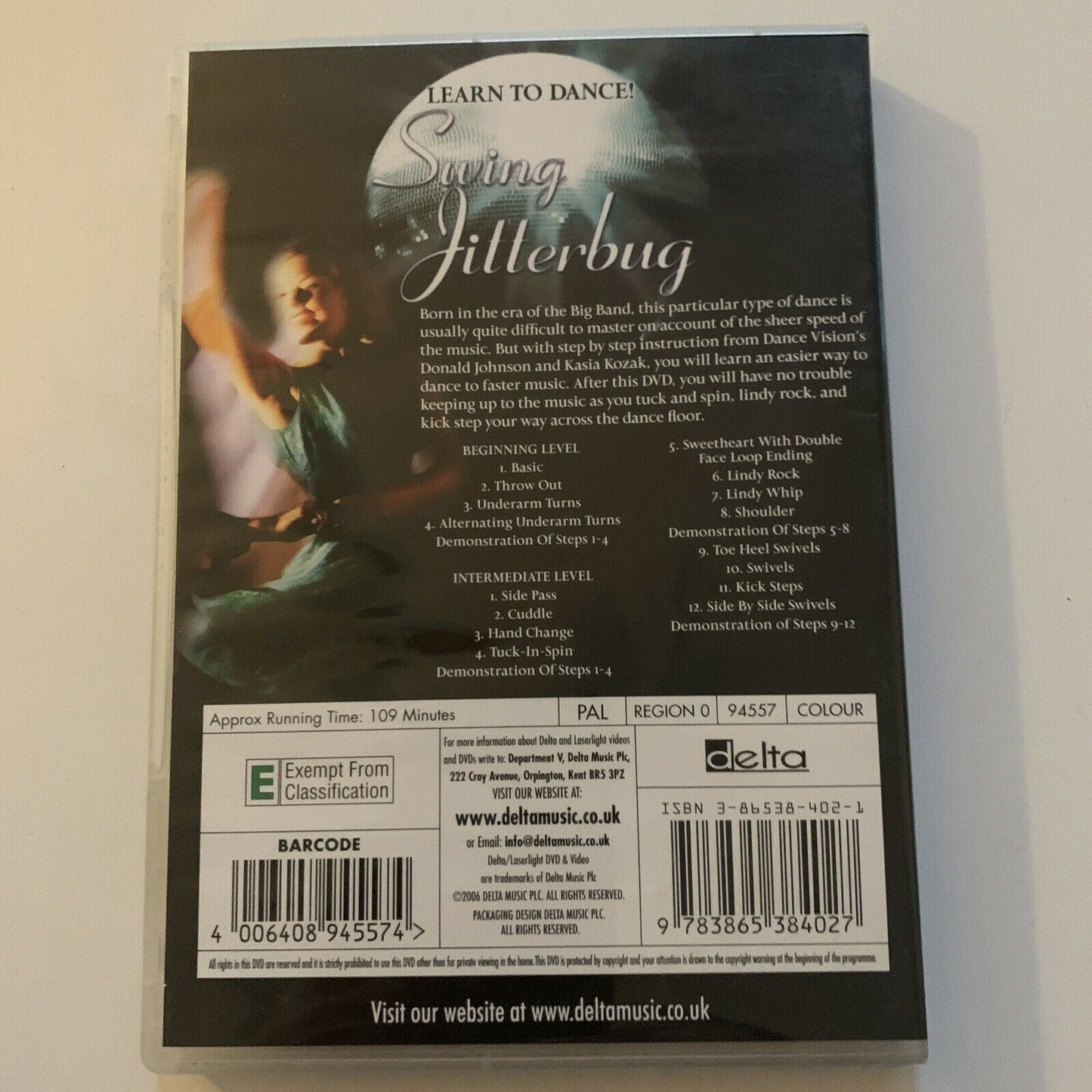 Swing Jitterbug - Learn To Dance! Instructional DVD Beginner & Intermediate