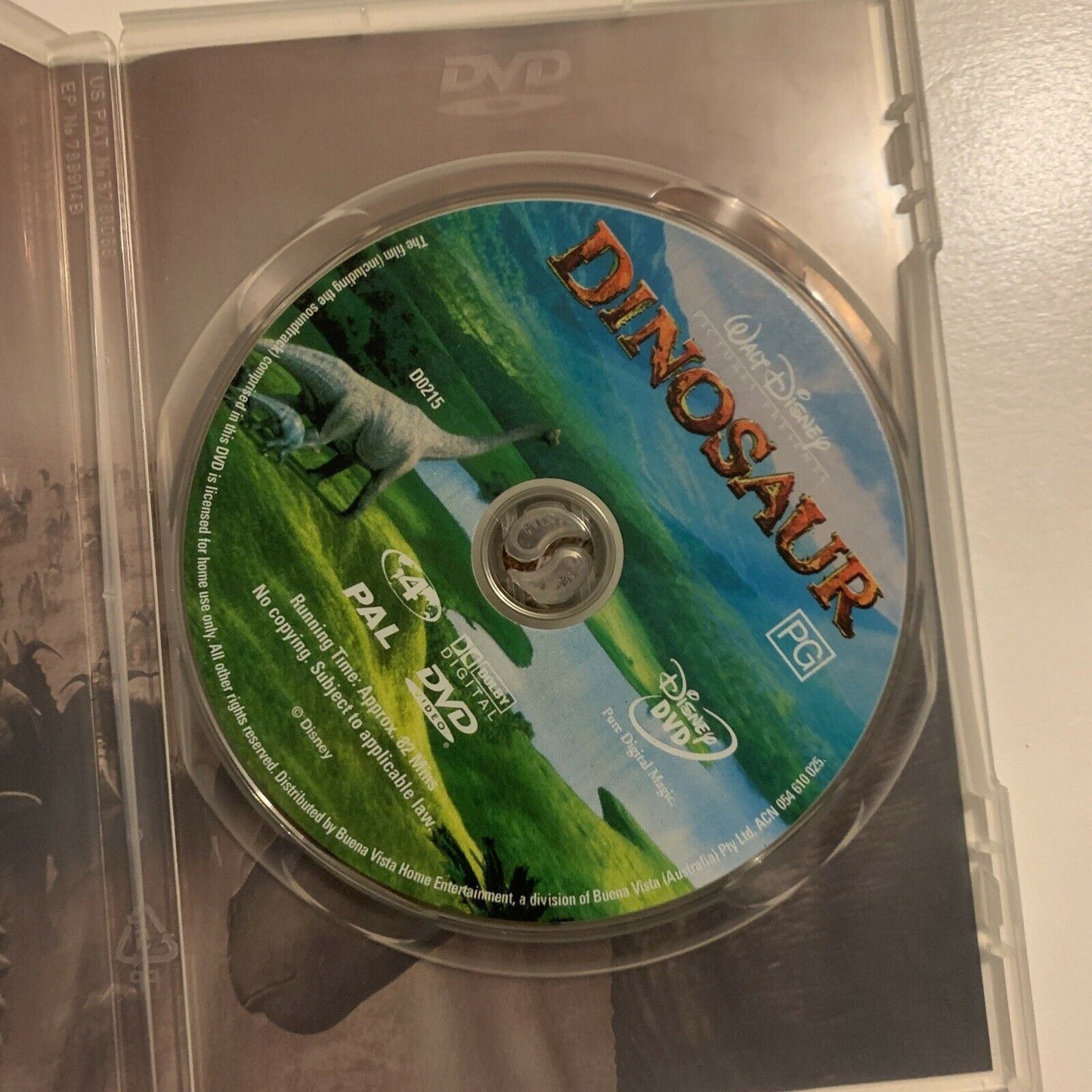 Disney: Dinosaur (DVD, 2000) D.B. Sweeney, Samuel E. Wright. Region 4&2