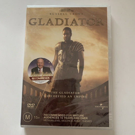 *New Sealed* Gladiator (DVD, 2000) Russell Crowe, Joaquin Phoenix. Region 4