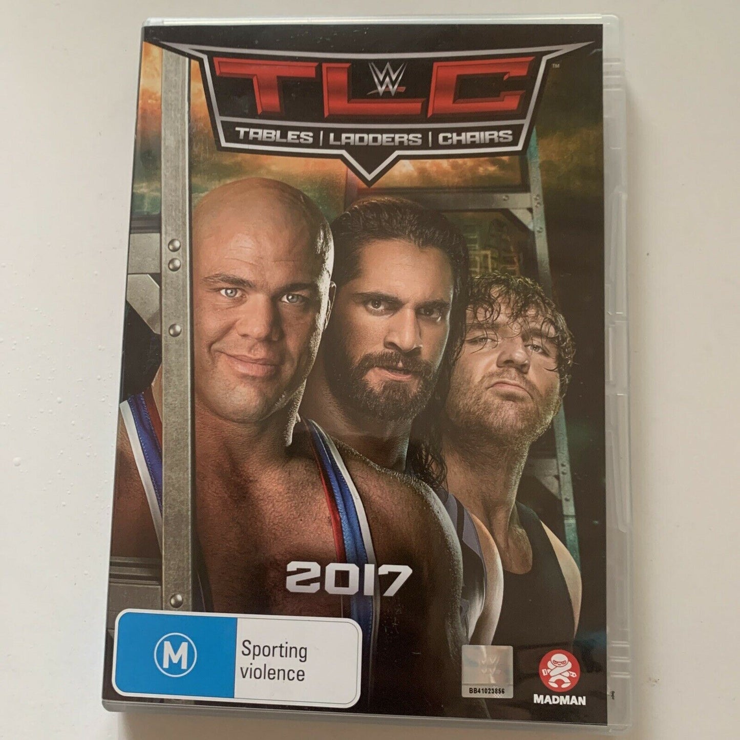 WWE - TLC - Tables, Ladders, Chairs 2017 (DVD, 2018) The Shield. Region 4