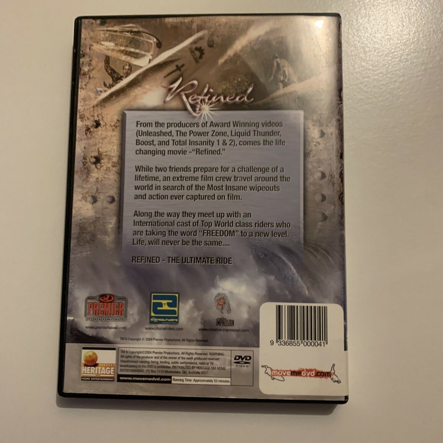 Refined - The Ultimate Extreme Sports Movie (DVD, 2004) All Regions