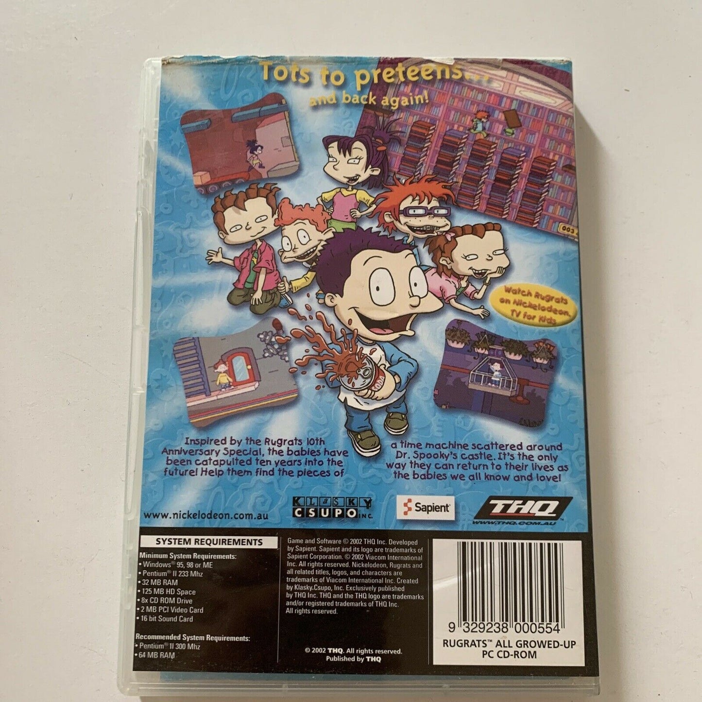 Rugrats - All Growed-Up PC CDROM Video Game