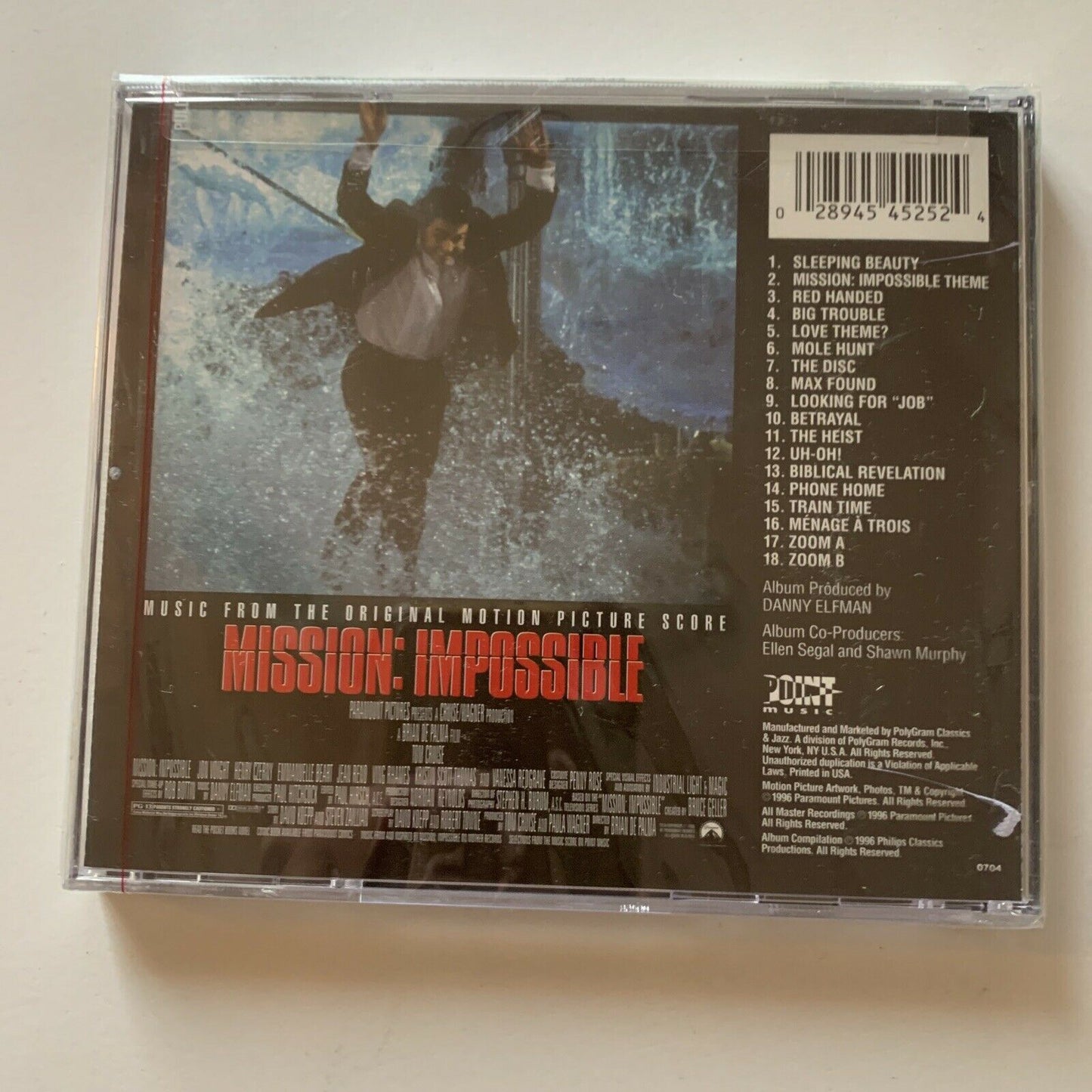 *New Sealed* Mission Impossible by Original Soundtrack, Danny Elfman (CD, 1996)