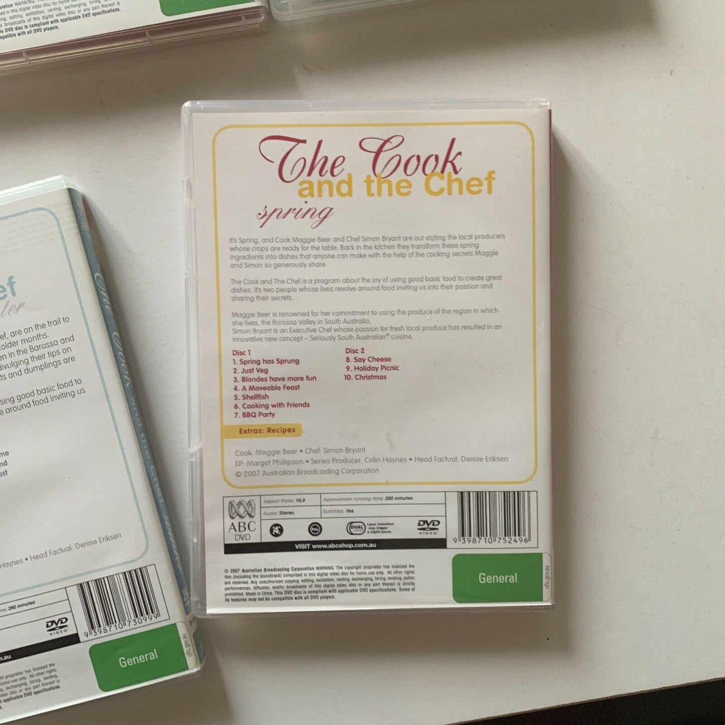 The Cook And The Chef - The Four Seasons (DVD, 2007, 8-Disc) Maggie Beer