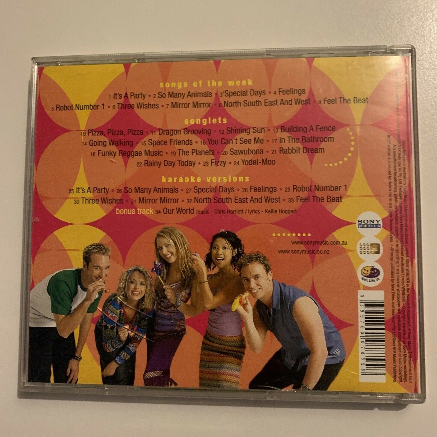 Hi-5 - It's A Party - Includes Lyrics & Karaoke (CD, 2000)