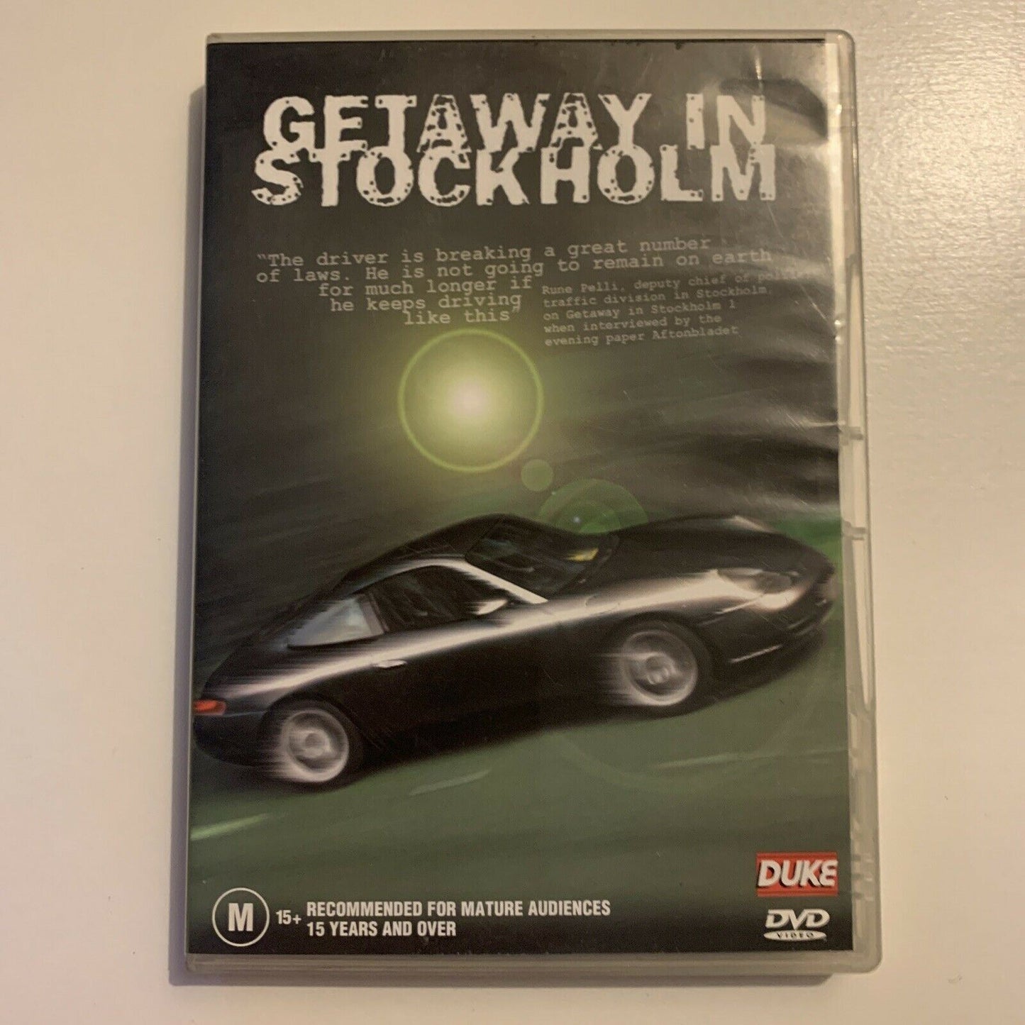 Getaway In Stockholm (DVD, 2002) Illegal Street Racing Documentary