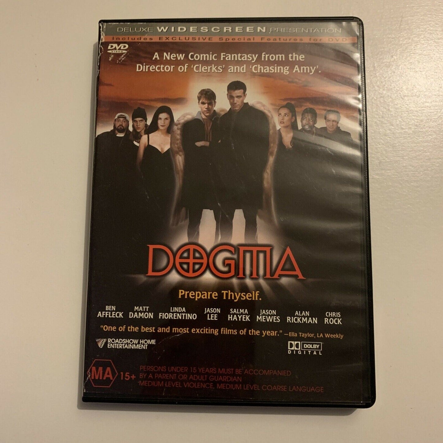 Dogma (DVD, 1999) Kevin Smith, Ben Affleck, Matt Damon. Region 4