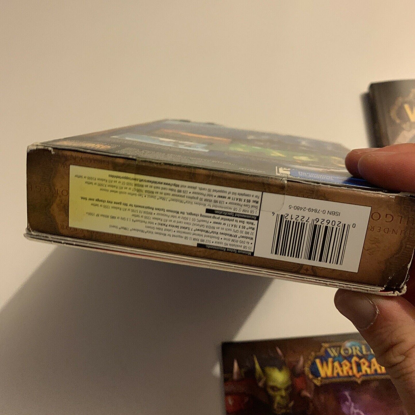 World of Warcraft PC Game Vintage Original Box Manual *Used Key*